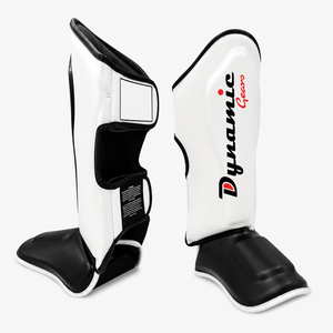 Factory Cheap Price Leg Protection Baseball Training Shin Guard Comfortable Double Strap PU Genuine Leathers Leg Guards Men - Product Image 6