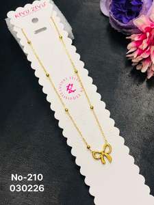 Venta Directa de Fábrica a Bajo Precio, Collares de Acero Inoxidable para Niños, Chapados en Oro, Modernos, de Aleación Mixta, Venta al Por Mayor, Regalo - Product Image 3