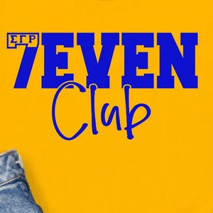 เสื้อยืด SGRHO Seven Club สีทอง พิมพ์ลายตามสั่ง เสื้อยืดชมรมกรีก แขนสั้น คอกลม ชุดกีฬาลำลอง - Product Image 6