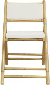 Premium Quality Bamboo <b>Dining</b> <b>Chair</b> With Cushion Portable Indoor Folding <b>Chair</b> Durable Eco Bamboo Leisure <b>Chair</b> For Event - Product Image 5