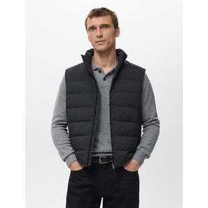 Chaleco Acolchado Informal para Hombre, Talla Grande, con Logotipo Personalizado 2026, Chaqueta Ligera Impermeable, Ropa de Invierno Acolchada y Empacable, OEM - Product Image 5