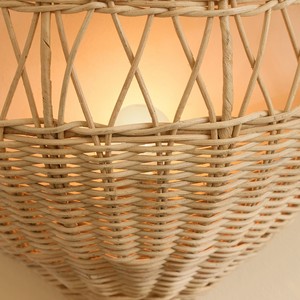 Eco Friendly Wholesale Bulk Woven Rattan Lampshade Hanging <b>Light</b> Kids Room Decor Handmade For Kids Room Decor Supplier Lighting - Product Image 2