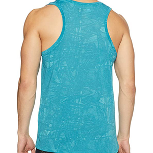Nouveautés : Débardeur Homme Personnalisé Grande Taille en Coton/Bambou Tricoté Couleur Unie, Séchage Rapide, Respirant, Style Urbain - Product Image 3