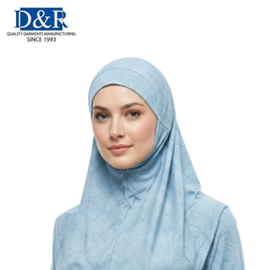 Hijab de sport résistant à l'eau pour femmes musulmanes, best-seller OEM malaisien, pour la natation et le fitness, vêtements de sport modestes, burkini - Product Image 6
