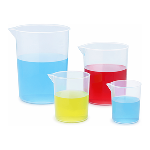 Bécher gradué PP autoclavable 125/140 3000 ml avec poignée pour usage en laboratoire - Product Image 1