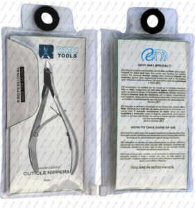 Coupe-cuticules RMH Tools, outils professionnels, bord tranchant, acier inoxydable de qualité chirurgicale, pour manucure et pédicure, OEM personnalisé - Product Image 6