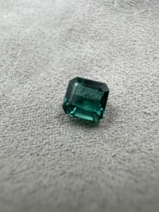 Aguamarina natural de corte hexagonal verde, piedra preciosa suelta para la fabricación de joyas - Product Image 4