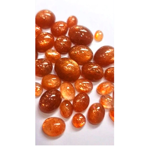 Lot de 42 cabochons ovales en pierre de soleil naturelle de 9 mm à 22 mm, 440 carats, Iroc Sales, pierres précieuses en vrac de haute qualité, forme libre, 132 $ US au total - Product Image 2