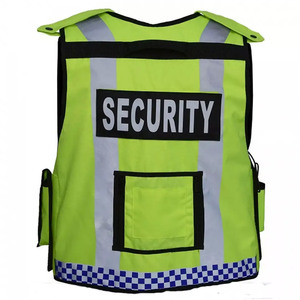 Chaleco de Seguridad Reflectante Rojo con Bolsillos, Ropa de Trabajo de Alta Visibilidad, Chaqueta de Seguridad Unisex de Poliéster - Product Image 6