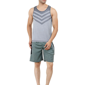 Tank Tops <b>Men's</b> Fitness <b>Gym</b> Summer Cotton <b>Vest</b> Male Sleeveless Tops Slim Fit Casual Style Camo Design Breathable <b>Man</b> Tank Tops - Product Image 1