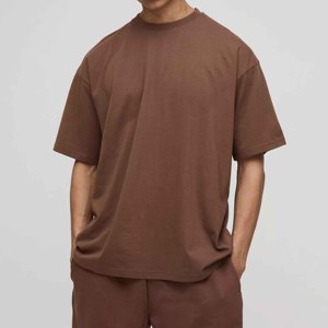 Men's Fashion Shirt and Shorts <b>Set</b> Solid <b>Colour</b> 2 Piece Summer Tracksuits 100% Cotton T-shirts Short Sleeve Cargo Shorts Outfits - Product Image 5