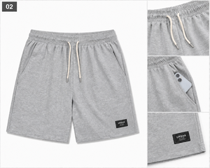 Pantalones Cortos Bermuda de Hombre de Alta Calidad OEM, Ecológicos, Transpirables, de Color Sólido, 100% Poliéster, con Cordón en la Cintura, de Secado Rápido, Tejidos - Product Image 3