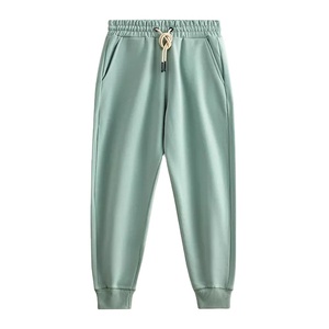 Pantalon de jogging pour homme, coupe droite, style urbain, délavé à l'acide, antistatique, en mélange polyester/coton, taille élastique haute - Product Image 3