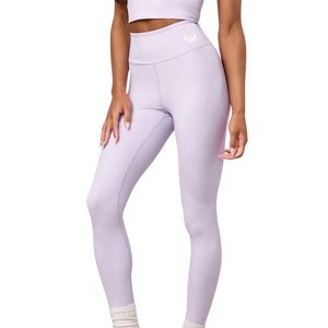 Legging lavande taille haute extensible pour femme, pantalon de fitness sculptant, tenue de sport et de mode - Product Image 2