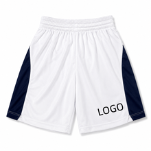 OEM Custom White Basketball Shorts Drawstring Lace Anti-Wrinkle Canvas Athletic Moisture Wicking Knee Length Training Sportswear - Product Image 5