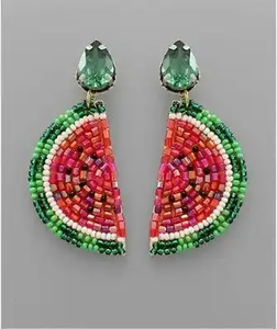 Bijoux fantaisie légers faits à la main avec perles papillon, brodés de perles de rocaille, pour femmes et filles, vente en gros personnalisée par MULTI CRAFT - Product Image 3