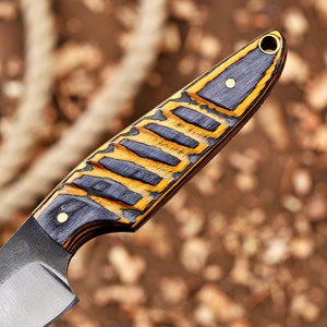 Couteau à lame fixe en acier 12C27 de qualité supérieure – Couteau tactique de chasse EDC à lame pleine longueur avec étui Pancake, équipement de survie en plein air - Product Image 2