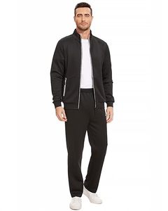 Ensemble de survêtement à capuche pour homme avec logo OEM, design personnalisé, deux pièces, vêtements de sport pour la salle de sport, l'entraînement, le jogging et la remise en forme - Product Image 2