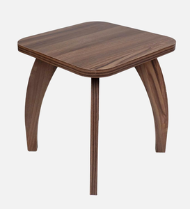 Table d'appoint ronde carrée en bois d'ingénierie avec support de rangement pour magazines et journaux, idéale pour le coin du canapé du salon - Product Image 3