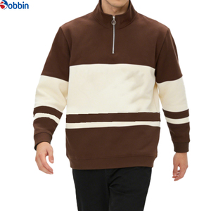 Sudadera de Forro Polar Personalizada con Cierre de Cremallera, Manga Larga, Lisa, Sin Capucha, para Hombre, con Cierre de Cremallera de un Cuarto, Servicio OEM, Ecológica, para Hombre y Mujer - Product Image 2