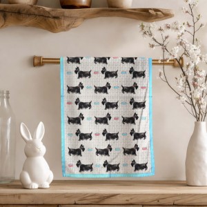 Serviettes de cuisine imprimées d'animaux magnifiques en promotion, de bonne qualité, fournies par une usine professionnelle, serviettes de cuisine de haute qualité - Product Image 1