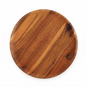 Rehman Craft Wooden Coasters Set 4 Natural Acacia Wood Drink Coasters Handmade Heat Resistant Non-Slip Cup Mats <b>Epoxy</b> Resin - Product Image 4