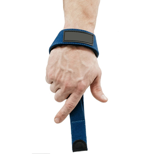 Sangles de musculation en coton robustes personnalisables avec logo et couleur sur mesure, sangles de levage écologiques robustes - Product Image 2