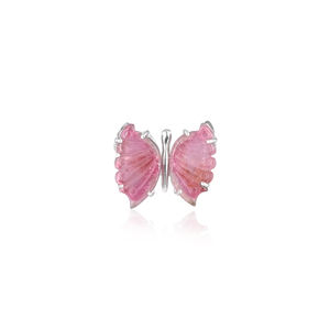 Anillo Hecho a Mano de Plata Sólida 925 para Mujer, Plata de Ley 925 con Turmalina Natural Tallada, Estilo Boho - Product Image 1