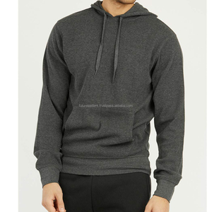 Good Fabric New Arrival Customized <b>Sherpa</b> Fluffy <b>Fleece</b> Custom <b>Men's</b> Pullover <b>Hoodie</b> Plain Solid Colour basics cotton blended - Product Image 2