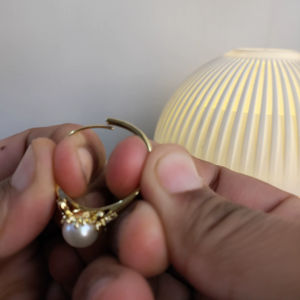 Anillo de Perlas de Agua Dulce, Anillo de Joyería de Perlas Chapado en Oro, Anillo de Perlas de Moda, Fabricante Mayorista - Product Image 3