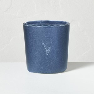 Vaso de Cerámica Moderno para Velas, de Una Sola Mecha, Acabado Mate Azul Oscuro, Compacto, Reutilizable, Decoración de Hogar de Lujo, Quema Limpia, Estilo Elegante - Product Image 2