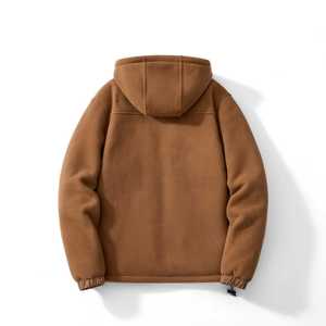Chaqueta Polar Holgada de Invierno para Hombre, Estilo Urbano, Talla Grande, Chaqueta Bomber con Logotipo Personalizado - Product Image 6