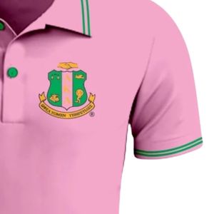 Camisa Polo Rosa para Mujer, Manga Corta, Cuello Camisero, Estilo Casual, Uniforme, Diseño Bordado, Cómoda para Uso Diario - Product Image 6