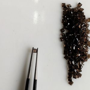 ควอตซ์สโมคกี้ธรรมชาติ 2.5 มม. ทรงสี่เหลี่ยมเจียระไนแบบสเต็ปคัท คุณภาพดีที่สุด พลอยเม็ดเดี่ยวสำหรับทำเครื่องประดับและสร้อยคอ - Product Image 5