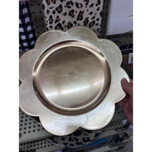 Floral Charger <b>Plate</b> For Parties Custom Size & Designs - Product Image 1
