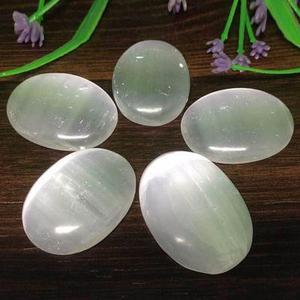 Agate Natural Stone Wholesale Pink Rose Quartz Healing Palm Stone <b>Crystal</b> Energy Premium Quality High Polished Palm Stones - Product Image 5