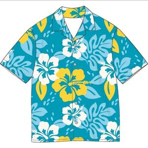 Camiseta Hawaiana Unisex 2026 OEM Personalizada, de Gran Venta, con Estampado Tropical, Tejido de Poliéster Teñido, 100% Alta Calidad, Bajo Precio, Bajo MOQ - Product Image 6