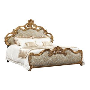Hot Sale The plaza Luxury Classic Cream Gold Carving Bedroom Set Upholstered Bed Elegant Royal Furniture for Hotel Villa Premium - Product Image 6