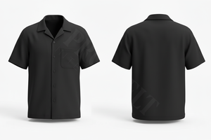 Camisa de Vestir de Manga Corta con Botones, Transpirable, Hecha a Medida, con Bolsillo, Casual, Veraniega, Elegante y Cómoda para Hombre - Product Image 2