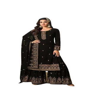 Designers à forte demande Broderie Shalwar kameez - Product Image 1