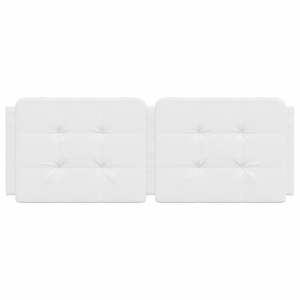 เบาะหัวเตียงหุ้มผ้าสีขาวสำหรับเตียง - Product Image 4