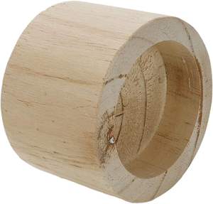 Cylinder Wooden Bed Risers Solid <b>Wood</b> Furniture Risers in Natural Finish for Sofa Couch Chair Table - Product Image 3