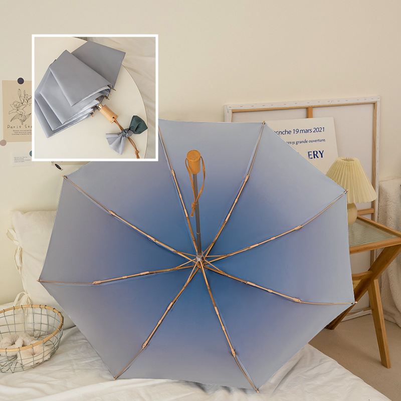 Gray + gradient dark blue