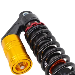 Motorcycle 4x4 Off Road Gold Adjustable Pneumatic Rear Air Shock Absorber Motorcycle