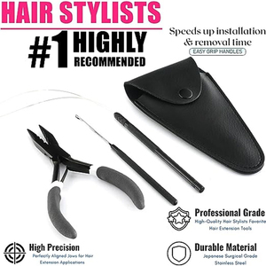 Top Quality Resistant To Rust Spring Durable Hair <b>Extension</b> Micro Rings <b>Beads</b> Links Plier Tools Clamp Pro Hair <b>Extension</b> Tools - Product Image 5