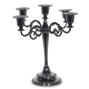 เชิงเทียนโลหะสำหรับตกแต่งบ้านดีไซน์เนอร์แบบโบราณใช้ในการตกแต่งบ้าน - Product Image 1
