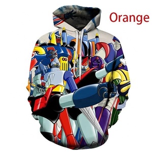 Top informal con capucha, ropa de calle, sudadera con cordones, última sublimación - Product Image 5