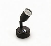 Lampe de lecture LED dimmable 12V 24V pour camping-car, lampe de chevet marine, lampe murale rechargeable Type-C et Type-A pour camping-car