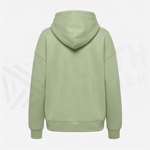 Womens Casual Sportswear Knitted Hoodie <b>Sweat</b> Pant Set Lightweight Breathable Fleece Jogger Tracksuit Front Logo <b>Top</b> - Product Image 2