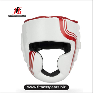 Casque de boxe pour adultes de qualité supérieure, matériau PU, absorption des chocs, respirant, fermeture à scratch personnalisée, entraînement de sparring - Product Image 1